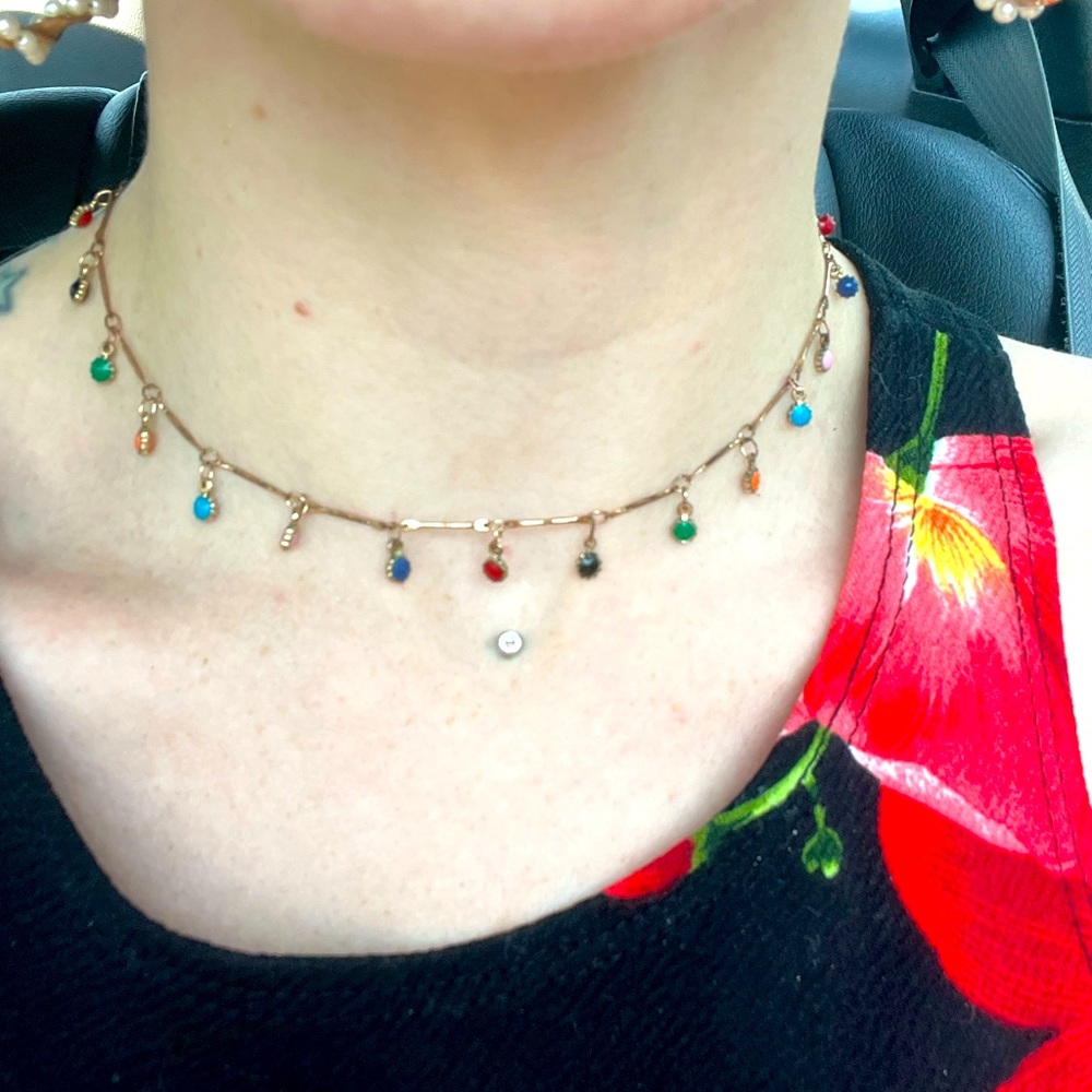 Multicolor choker - Picture 2 of 4